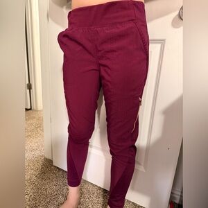 Cherokee Burgundy scrub Pants